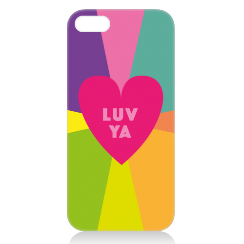 LUV YA BABE Valentines and friendship gifts - unique phone case by SABI KOZ