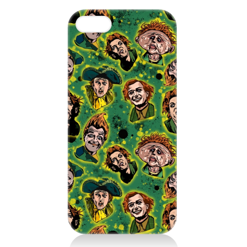 Drop Dead Fred Funny Film Movie Quote Inkblot - The Many Faces Of Drop Dead Fred - unique phone case by Wallace Elizabeth