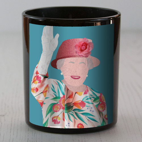Collage Queen - scented candle by Lisa Wardle