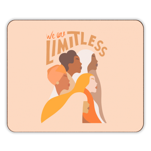 Girl Power - We are Limitless - designer placemat by Dominique Vari