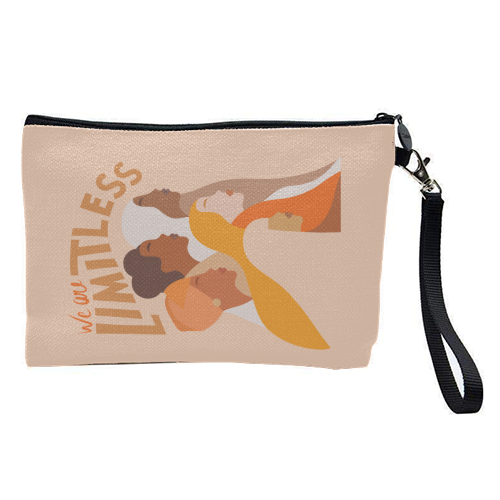 Girl Power - We are Limitless - pretty makeup bag by Dominique Vari
