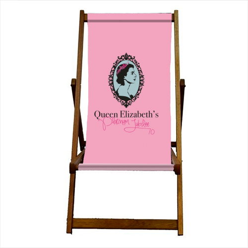 Queen Elizabeth's Platinum Jubilee - canvas deck chair by SABI KOZ