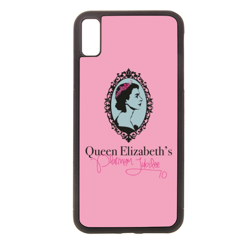 Queen Elizabeth's Platinum Jubilee - stylish phone case by SABI KOZ