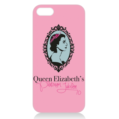 Queen Elizabeth's Platinum Jubilee - unique phone case by SABI KOZ
