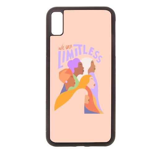 Girl Power Portrait - We are Limitless (colour) - stylish phone case by Dominique Vari