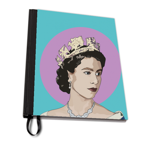 The Queen's Platinum Jubilee Collection - personalised A4, A5, A6 notebook by Catherine Critchley.