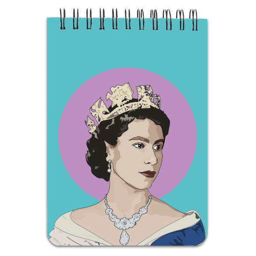 The Queen's Platinum Jubilee Collection - personalised A4, A5, A6 notebook by Catherine Critchley.