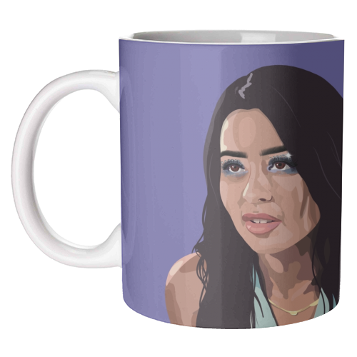 Maddy euphoria print - unique mug by The Girl Next Draw