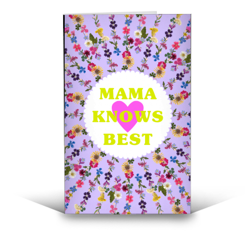 MAMA KNOWS BEST - funny greeting card by PEARL & CLOVER