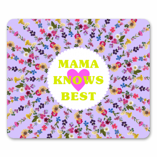 MAMA KNOWS BEST - funny mouse mat by PEARL & CLOVER