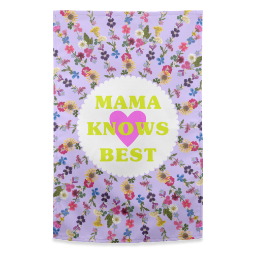 MAMA KNOWS BEST - funny tea towel by PEARL & CLOVER