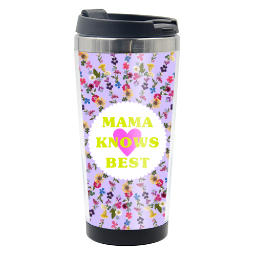 MAMA KNOWS BEST - photo water bottle by PEARL & CLOVER