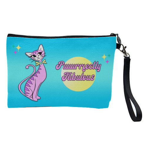 Puuurrfectly Fabulous - pretty makeup bag by Bite Your Granny