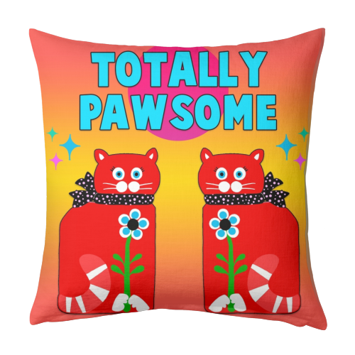 Totally Pawsome - designed cushion by Bite Your Granny
