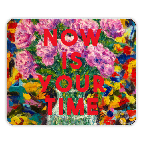 Now Is Your Time - designer placemat by The 13 Prints