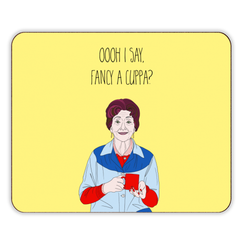 Ooh I Say, Fancy A Cuppa? - designer placemat by Adam Regester