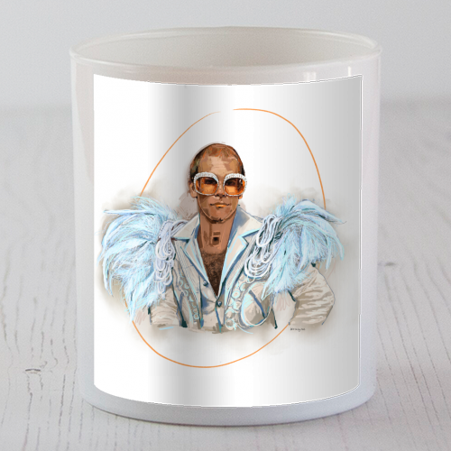 Feather Shoulders Elton - scented candle by Beverley Rae
