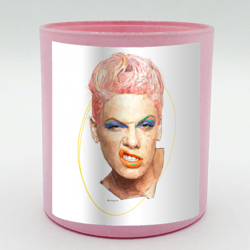 Pink P!nk - scented candle by Beverley Rae