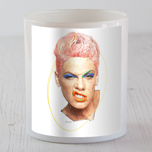 Pink P!nk - scented candle by Beverley Rae