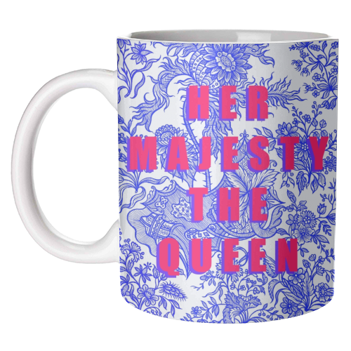 Her Majesty The Queen - unique mug by Eloise Davey