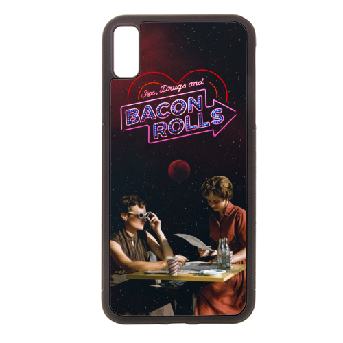Sex, drugs and bacon rolls - stylish phone case by OhMC!