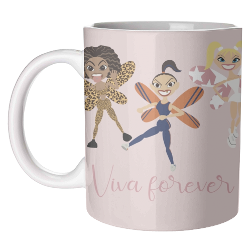 Spice Girls Viva Forever - unique mug by Cheryl Boland