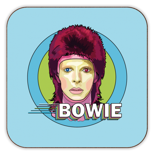 David Bowie Collection - personalised beer coaster by Catherine Critchley.