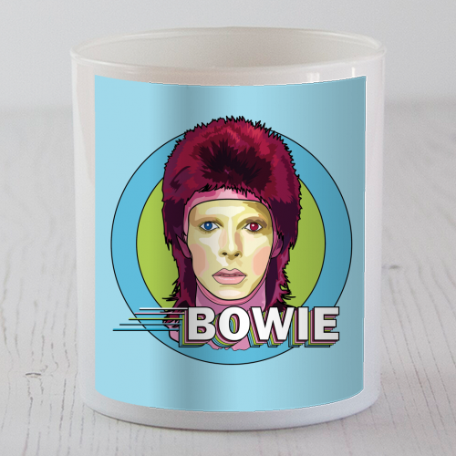 David Bowie Collection - scented candle by Catherine Critchley.