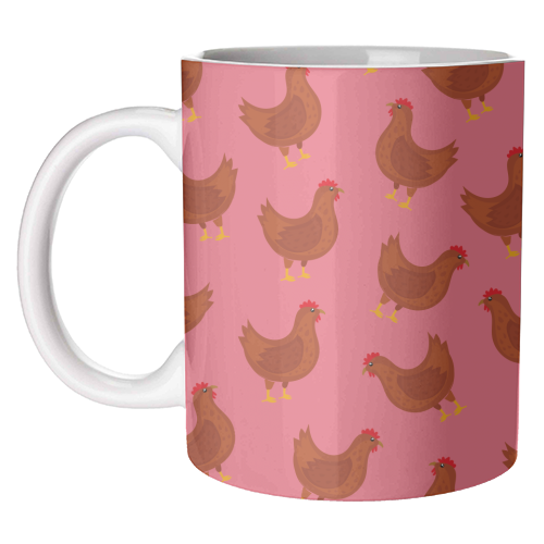 Mother Clucker Print - unique mug by Laura Lonsdale
