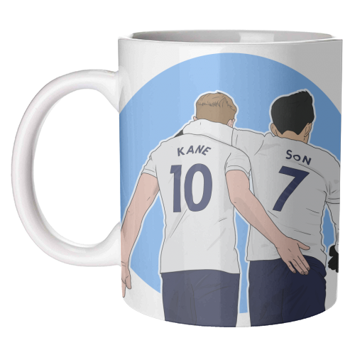 Harry Kane and Son Heung-Min - unique mug by Pink and Pip