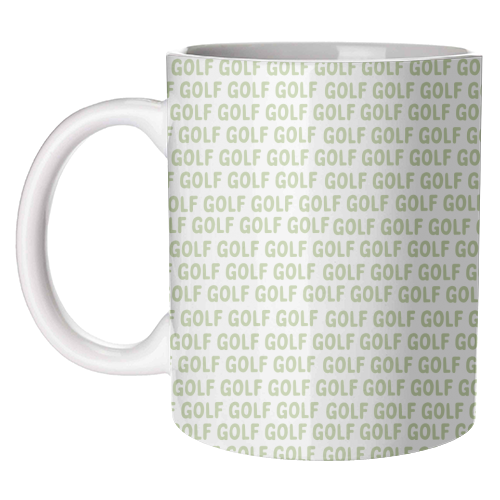 Golf Addict - unique mug by Laura Lonsdale