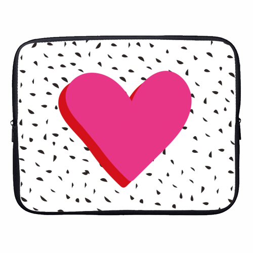 OMG So Much Love - designer laptop sleeve by Laura Lonsdale