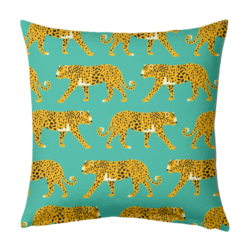 Leopard Love - designed cushion by Laura Lonsdale