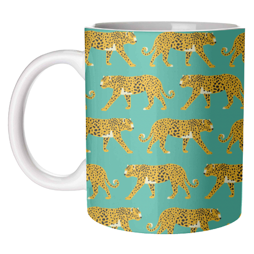 Leopard Love - unique mug by Laura Lonsdale