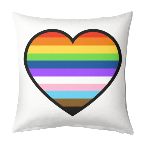 A Heart Full Of Pride - designed cushion by Adam Regester