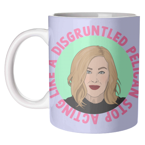 Disgruntled - unique mug by Pink and Pip
