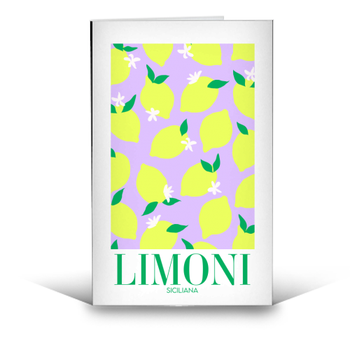 LIMONI - funny greeting card by PEARL & CLOVER