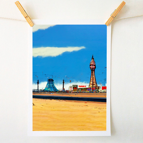 Blackpool - A1 - A4 art print by Morgan Spear