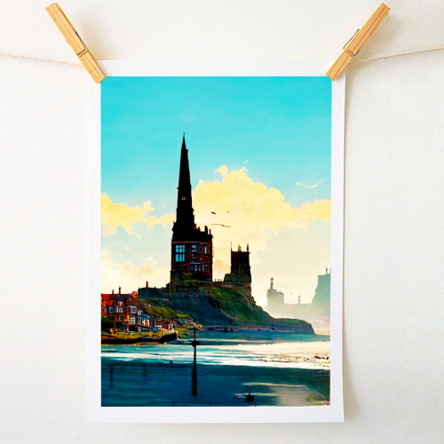 House By The Sea - A1 - A4 art print by Morgan Spear