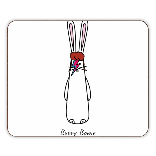 Bunny Bowie - designer placemat by Hoppy Bunnies