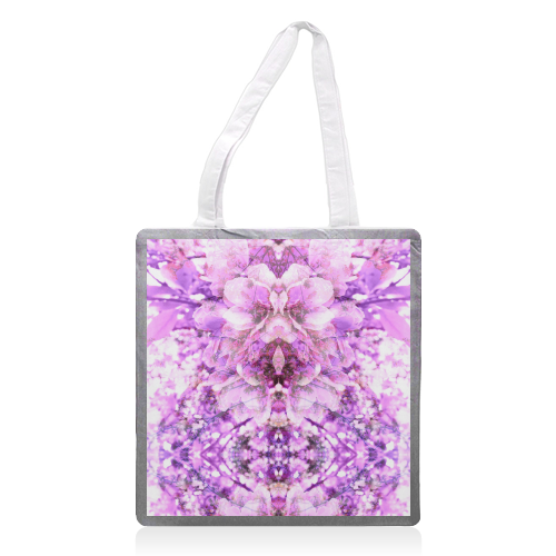 Cherry Blossom - printed tote bag by Lauren Douglass
