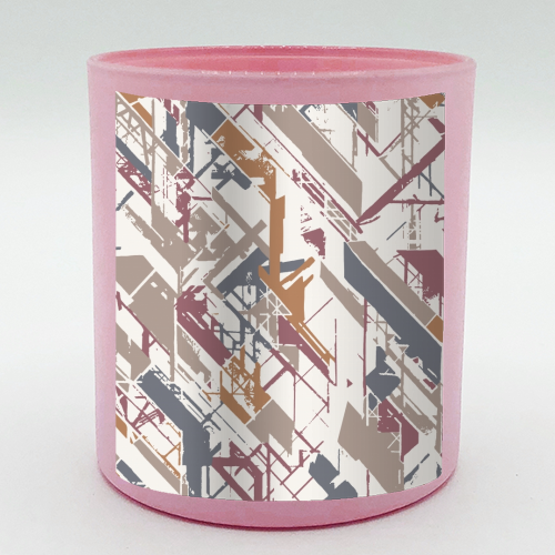 Slashed Lines - scented candle by Pam Chappell