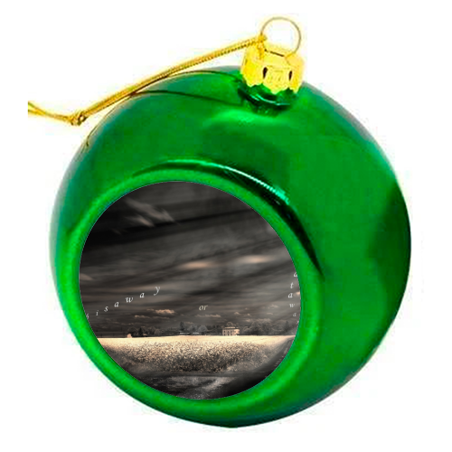 That's Life - colourful christmas bauble by Jon Delorme