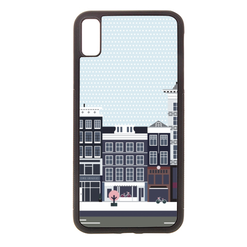 Winter in Amsterdam - Stylish phone case by Natasha Troy