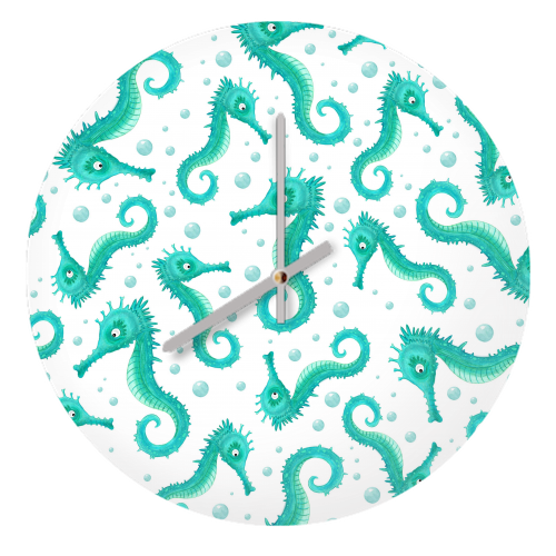 SEAHORSE - quirky wall clock by Shane Crampton