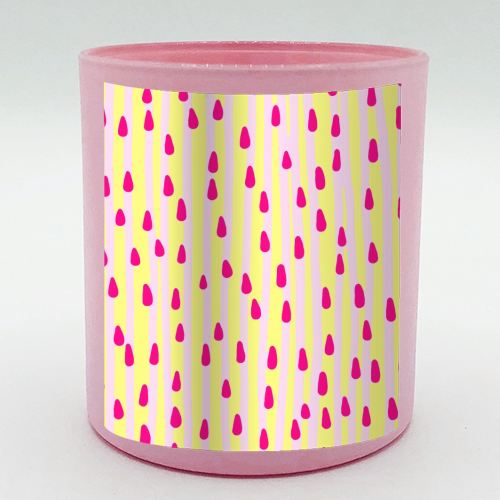 Rhubarb and Custard - scented candle by Jennifer Duckett