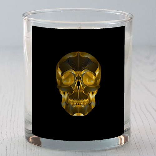Golden Skull - scented candle by Suzanne Waters