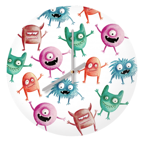 CHEEKY MONSTERS - quirky wall clock by Shane Crampton