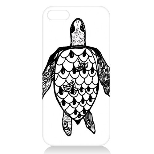 Sea Turtle - unique phone case by Stitcha Handmade