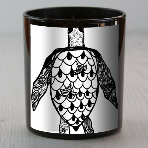 Sea Turtle - scented candle by Stitcha Handmade